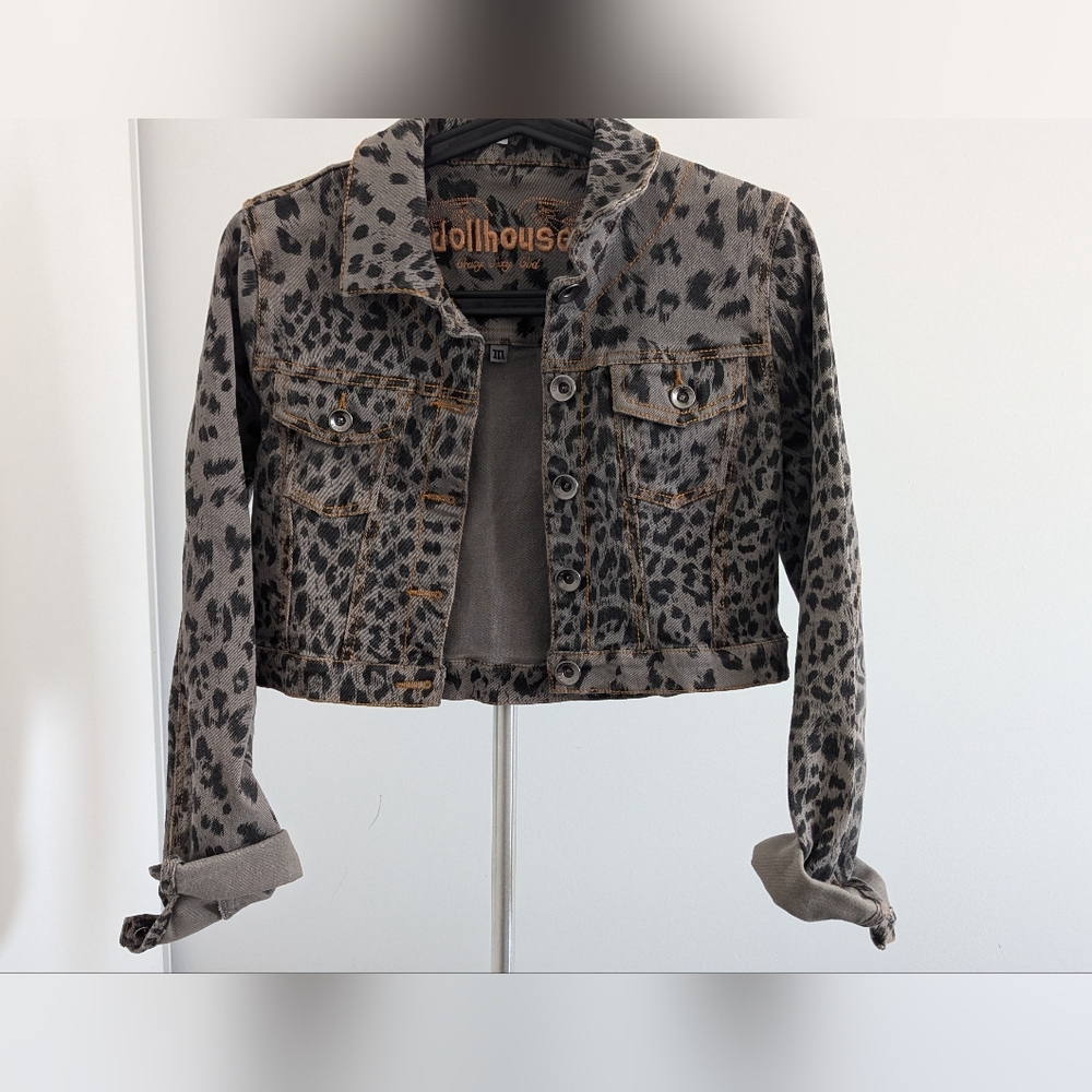 Denim Print Jacket